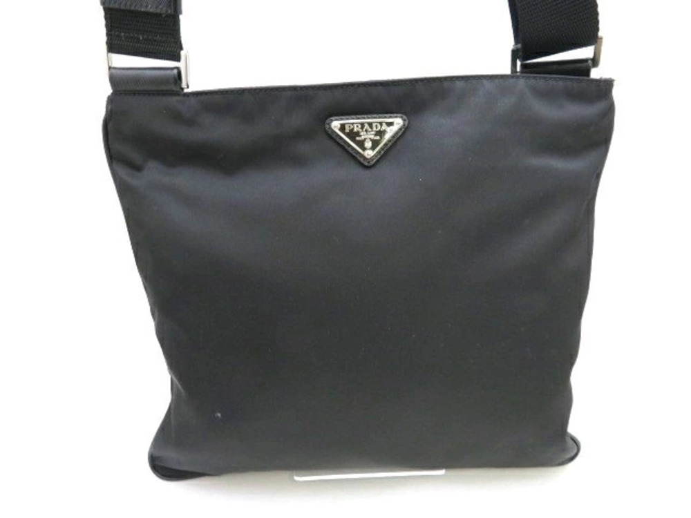Prada Hobo Bag Saffiano Black